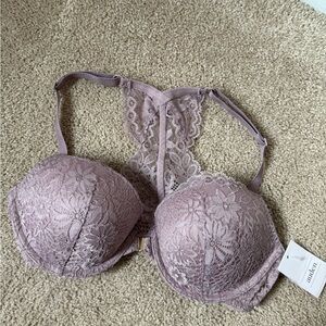 Auden Purple Lace Underwire Bra